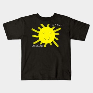 Self Care SunDaze sunshine t-shirt Kids T-Shirt